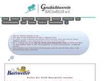 Tablet Screenshot of geschichtsverein-baesweiler.de